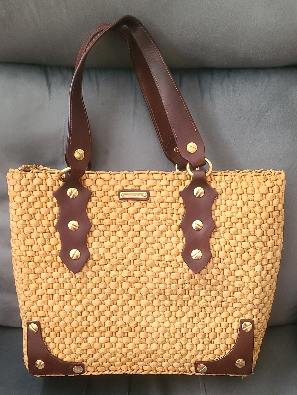 Michael Kors Santorini Raffia Tote